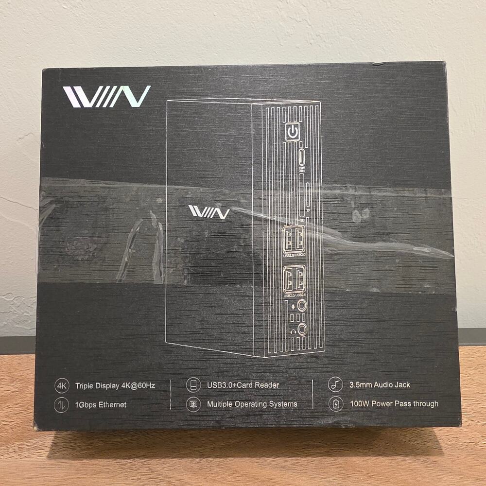 IVIIN D6919 USB-C Laptop Docking Station 4K 60Hz 100W PD Triple Display